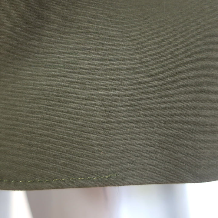 Veronica Beard Blazer with Hoodie Dickey Olive Stretch Cotton Size 4