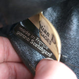 Vintage Christian Dior Small Diorissimo Canvas Boston Bag Navy