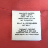 Joie Smoking Jacket Anasophia Salmon Floral Print Silk Size Small Belted Blazer