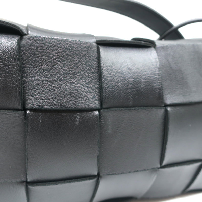City veneta leather crossbody bag Bottega Veneta Black in Leather - 36484628