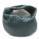 Bottega Veneta Small Jodie Hobo Bag Forest Green Intrecciato Leather NEW