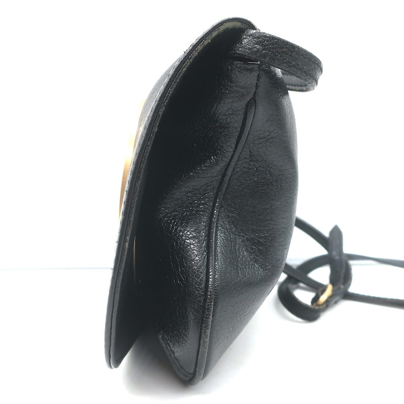 Gucci Blondie Studded Mini Crossbody Bag Black Leather