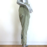 FREECITY AW Paint Splattered Jump Pants Army Green Size Medium