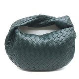 Bottega Veneta Small Jodie Hobo Bag Forest Green Intrecciato Leather NEW