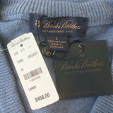 Brooks Brothers Cashmere V-Neck Sweater Blue Size Large NEW