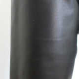 KHAITE Leather Straight Leg High Rise Pants Black Size 4