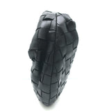 Bottega Veneta Mini Jodie Hobo Bag Black Intrecciato Leather