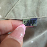 FREECITY AW Paint Splattered Jump Pants Army Green Size Medium
