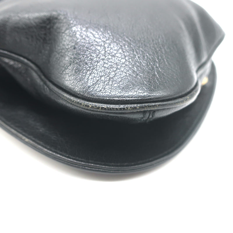 Gucci Blondie Studded Mini Crossbody Bag Black Leather