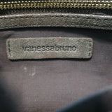 Vanessa Bruno Small Tassel Wristlet Clutch Bag Dark Brown Suede