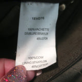 Vanessa Bruno Small Tassel Wristlet Clutch Bag Dark Brown Suede