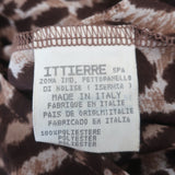 Vintage D&G Dolce & Gabbana Leopard Print Long Sleeve Dress Brown Size 42