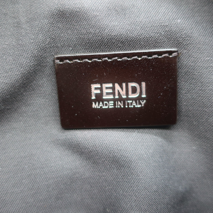 Fendi Zucca Fanny Pack Belt Bag Brown Canvas &amp; Leather