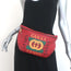 Gucci Retro Logo Large Fanny Pack Belt Bag Red Leather