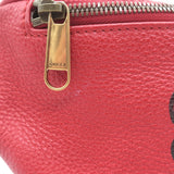 Gucci Retro Logo Large Fanny Pack Belt Bag Red Leather