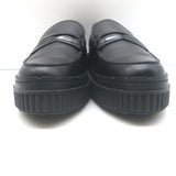 Tod's Creeper Penny Loafers Black Leather Size 37.5