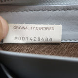 Bottega Veneta Intrecciato Zip Around Wallet Light Blue Leather