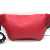 Gucci Retro Logo Large Fanny Pack Belt Bag Red Leather