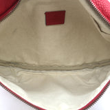 Gucci Retro Logo Large Fanny Pack Belt Bag Red Leather