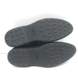 Tod's Creeper Penny Loafers Black Leather Size 37.5