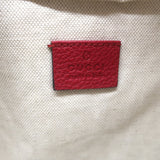 Gucci Retro Logo Large Fanny Pack Belt Bag Red Leather