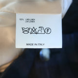 Vivienne Westwood Red Label Top Blue/Gray Checked Linen Size 44 Sleeveless Vest