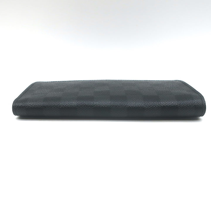 Louis Vuitton Damier Canvas Brazza Long Bi-Fold Wallet Black/Graphite