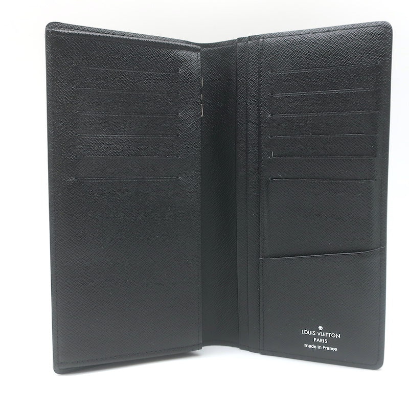 Louis Vuitton Damier Canvas Brazza Long Bi-Fold Wallet Black/Graphite