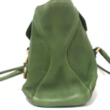 Gucci Tom Ford Large Horsebit Shoulder Bag Green Leather