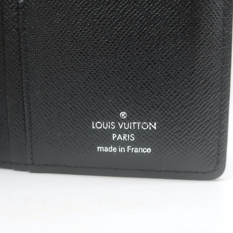 Louis Vuitton Damier Canvas Brazza Long Bi-Fold Wallet Black/Graphite