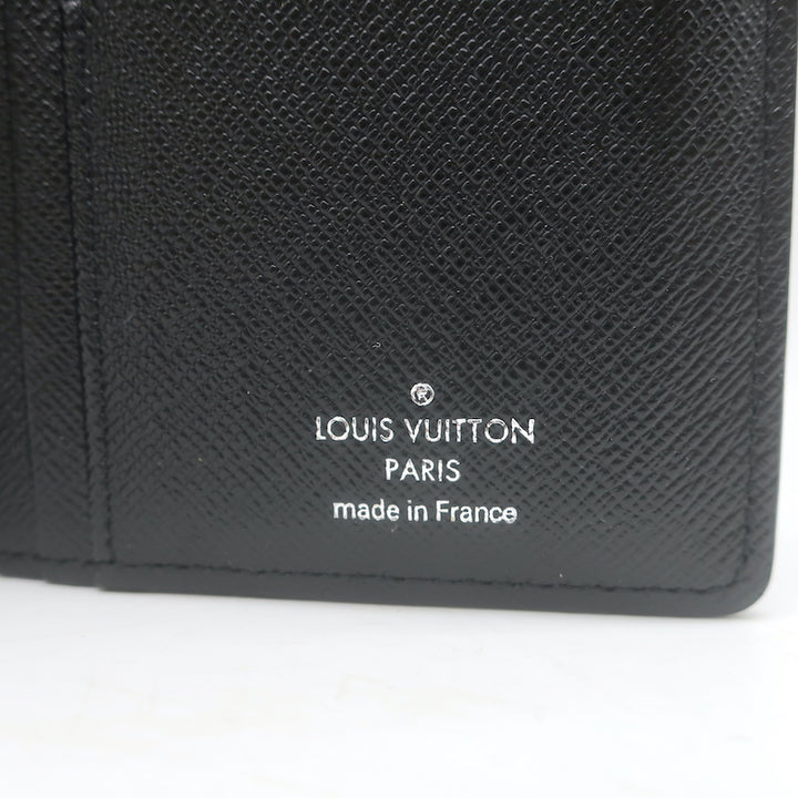 Louis Vuitton Damier Canvas Brazza Long Bi-Fold Wallet Black/Graphite