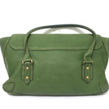 Gucci Tom Ford Large Horsebit Shoulder Bag Green Leather