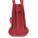 Saint Laurent Sac de Jour Nano Tote Red Leather Crossbody Bag