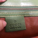 Gucci Tom Ford Large Horsebit Shoulder Bag Green Leather