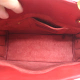 Saint Laurent Sac de Jour Nano Tote Red Leather Crossbody Bag