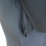 The Row Long Sleeve Shift Dress Black Stretch Crepe Size Extra Small/Small