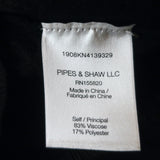 Veronica Beard Half-Zip Sweater Silvi Black Pointelle Knit Size Small