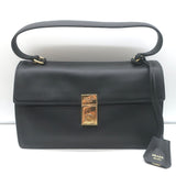 Prada Soft Sound Shoulder Bag Black Leather Medium Crossbody NEW