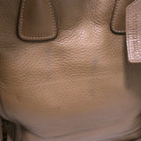 Prada Cervo Fringe Tote Brown Leather Large Bag