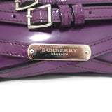 Burberry Prorsum Parmoor Bridle Long Clutch Purple Patent Leather Shoulder Bag
