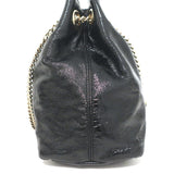 Gucci Soho Medium Chain Strap Shoulder Bag Black Patent Leather