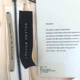 Roland Mouret Myrtha Folded Sheath Dress Ivory Wool Crepe Size US 8 NEW