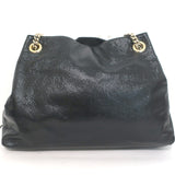 Gucci Soho Medium Chain Strap Shoulder Bag Black Patent Leather