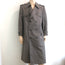 Christian Dior Monsieur Trench Coat Dark Taupe Cotton-Blend Size 42R