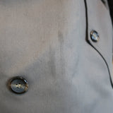 Christian Dior Monsieur Trench Coat Dark Taupe Cotton-Blend Size 42R