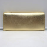 Prada Wallet on Chain Gold Metallic Saffiano Leather Small Crossbody Bag