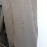 Christian Dior Monsieur Trench Coat Dark Taupe Cotton-Blend Size 42R