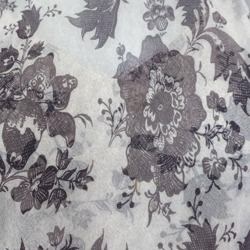Zimmermann Juno Tiered Midi Dress Mauve Ruffled Floral Print Chiffon Size 2