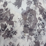 Zimmermann Juno Tiered Midi Dress Mauve Ruffled Floral Print Chiffon Size 2