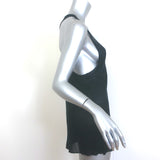 Haider Ackermann Racerback Tank Top Black Modal Jersey Size 38